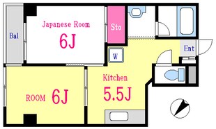 一之江駅 徒歩15分 2階の物件間取画像